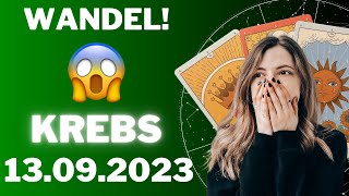 KREBS ♋️⚠️ WENDUNG DAS WIRD PASSIEREN 😱 Horoskop  13September 2023 krebs tarot [upl. by Fiden]