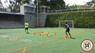 RUTINA PARA MEJORAR FISICO Y TECNICA EN EL FUTBOL ROUTINE TO IMPROVE PHYSICAL AND TECHNICAL SKILLS [upl. by Gellman]