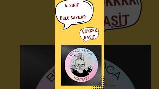 6 SINIF ÜSLÜ SAYILAR [upl. by Aneetsyrk514]