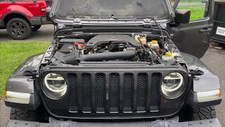 KampN series 63 cold air intake for my 2019 jeep wrangler MOAB [upl. by Yael]