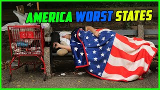 Top 10 WORST States in America  Are You Living in One [upl. by Enelyw88]