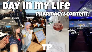 Day of a Pharmacy student Content creator  دوزو معايا نهار فالجامعة والخدمة [upl. by Guenzi]