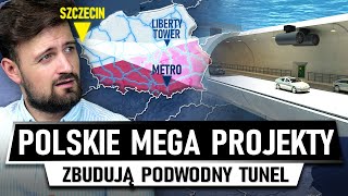 NOWE POLSKIE MEGAPROJEKTY  Największy PODWODNY TUNEL i METRO w KRAKOWIE [upl. by Nagyam32]