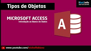 Microsoft Access  Aula 03  Tipos de objetos no banco de dados  Teórica [upl. by Gorden815]