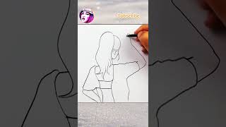 Back Sided Girltrendingshortsamazing drawingtiktokshortsviralvideoselfiegirlanimeshortvideos [upl. by Autumn]