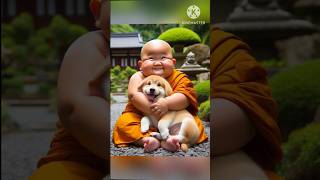 🥰Little monk so cute 🔥🔥😲 trending youtubeshorts shorts littlemonk cutebaby [upl. by Ez529]