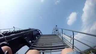 Raptor Gardaland prima fila GoPro [upl. by Estell]