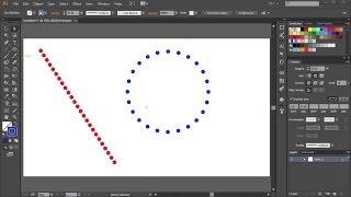 How to Make Dotted Lines in Adobe Illustrator [upl. by Eilrebmik]