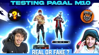 Pagal M10 Spotted 🤯 In NonStop Gaming Guild Test🔥  Elevator Vs Pagal M10 😱 Garena Free Fire [upl. by Riba538]