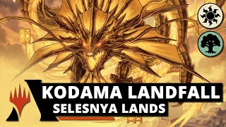 ☀🟢 KODAMA LANDFALL → UM ABSURDO NO BO1 Selesnya Ramp no Standard Magic Arena [upl. by Carew]