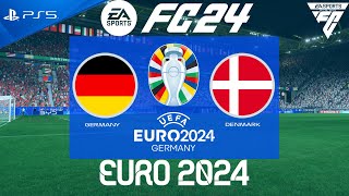 FC 24 Germany vs Denmark  Euro 2024  PS5 [upl. by Eben]