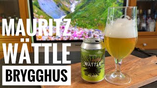 Mauritz En mycket intressant pilsner från Wättle Brygghus i Gråbo utanför Göteborg [upl. by Yanel]