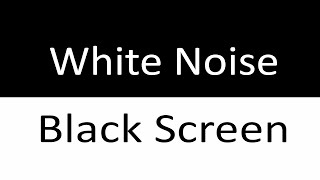 White Noise Black Screen  Sleep Study Focus  12 Hours [upl. by Ecnaret]