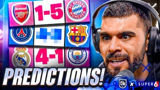 The Club’s Champions League QuarterFinals Predictions [upl. by Nivrag484]