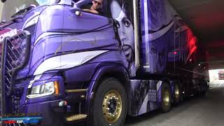 Truckstar Festival TT Assen 2023  A Visch winnaar Nederland  Scania V8 With Black Smoke 2160p 4K [upl. by Haret384]