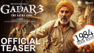 Gadar 3  Official Concept Teaser  Sunny Deol  Ameesha Patel  Utkarsh Sharma  Simrat kaur [upl. by Nahgem]