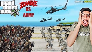 ARMY VS ZOMBIES GTA 5  ZOMBIES ATTACK IN LOS SANTOS  GTA V GAMEPLAY IN HINDI 2 [upl. by Clabo]