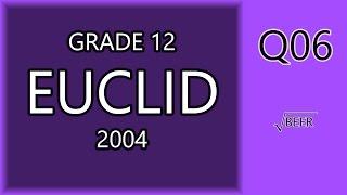 Euclid 2004 6 [upl. by Eelyrag]