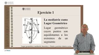 FUNDAMENTOS DE GEOMETRÍA PLANA Lugar geométrico mediatriz bisectriz Teorema de Thales   UPV [upl. by Nyad226]