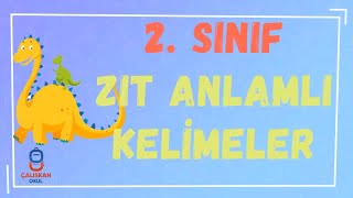 2 SINIF ZIT ANLAMLI KELİMELER [upl. by Rebna655]