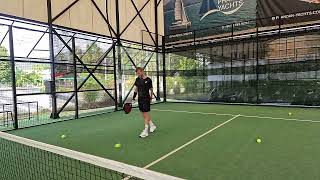 Chiquita and Kick Smash Padel Training With Serj  10 [upl. by Prowel]