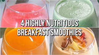 4 Highly Nutritious Skin Glow Smoothies  Healthy Glowing Skin Smoothies [upl. by Abdul]