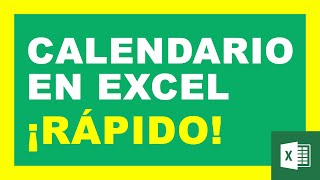 📆 CALENDARIO PERPETUO y DINÁMICO en Excel  Sin Macros 2023 [upl. by Sibby]