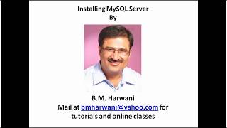 Install MySQL Windows In Hindi [upl. by Anialam]