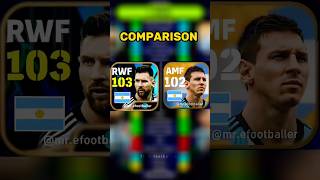 Ambassador Pack vs National Pack Messi stats Comparison😨🔥 [upl. by Matthew]