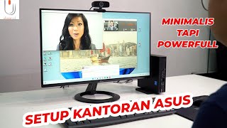 SETUP MINI PC MINIMALIS DARI ASUS  ASUS MINI PC PB62  ASUS WEBCAM C3  MONITOR ASUS VZ24EHE [upl. by Tolland]