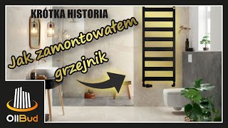 Jak zamontować grzejnik Montaż grzejnika na zaworach PEX w łazience [upl. by Anagrom]