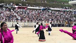 Tibetan circle dance by STS Darjeeling Students [upl. by Arutek879]