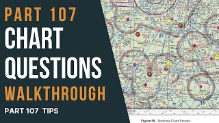 FAA Part 107 ChartReading Question Walkthrough [upl. by Gotthard398]