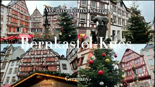 BernkastelKues Germany 🇩🇪  Weihnachtsmarkt 2023  Christmas Market 🎄 [upl. by Einnol]