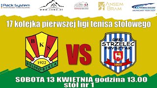 BKS BielskoBiała vs GMKS Strzelec Frysztak  stół nr 1 [upl. by Ushijima343]