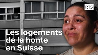 Logements de la honte  la pauvreté en Suisse  RTS [upl. by Yenaffit543]