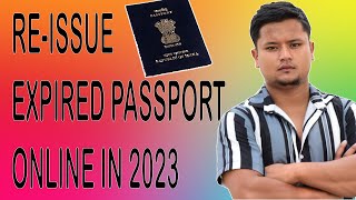 How to renew expired passport online  Passport Renewal Process  Expired Passport kaise renew kare [upl. by Aerdma]