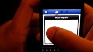 Blackberry Q10 Hub and Facebook demo [upl. by Wein780]