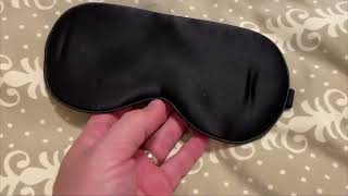 BeeVines Sleep Mask 2 Pack 100 Real Natural Silk Eye Masks with Adjustable Strap Review [upl. by Waligore600]