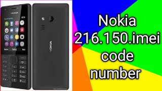 nokia 150 rm 1190 imei change code nokia 216 imei change code imei nokia [upl. by Yellek]