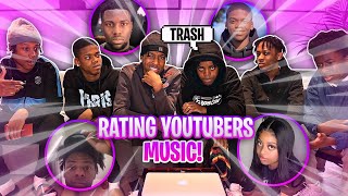 RATING YOUTUBERS MUSIC 110😳FT MKFRAY REUBZ4K  MORE [upl. by Charline]