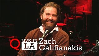 Zach Galifianakis at Q Live in LA [upl. by Arymas]