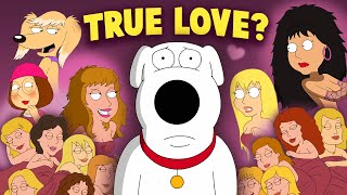 A Dogs Downfall Brians MESSED UP Love life in Family Guy [upl. by Eekaz]