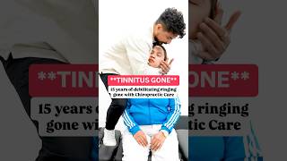 15 Year Tinnitus GONE⁉️😱 chiropractic asmr trending shorts [upl. by Sammie435]