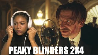 FIRST TIME WATCHING PEAKY BLINDERS  SEASON 2 EPISODE 4 REACTION VIDEO [upl. by Anier]