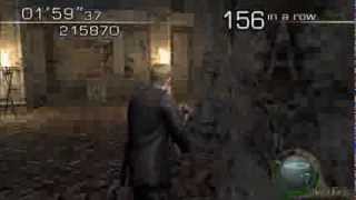 TAS RevC RE4 Mercenaries WeskerCastle 406670 w348 kills 100 by Ubercapitalist 720P [upl. by Elokkin989]