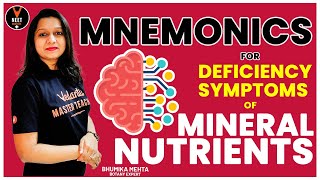 Mnemonics for Deficiency Symptoms of Mineral Nutrients  NEET Biology Class 11  Bhumika Maam [upl. by Fishback]