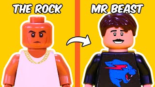 I made FAMOUS people in LEGO [upl. by Zetram]