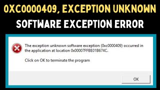 How to Fix 0xc0000409 Exception Unknown Software Exception Error on Windows 11 [upl. by Furgeson]