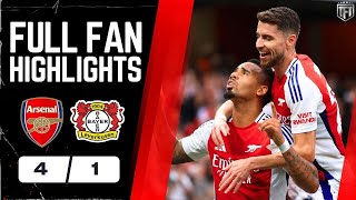 Arsenal LOOK DEADLY Arsenal 41 Bayer Leverkusen Highlights [upl. by Ardien778]